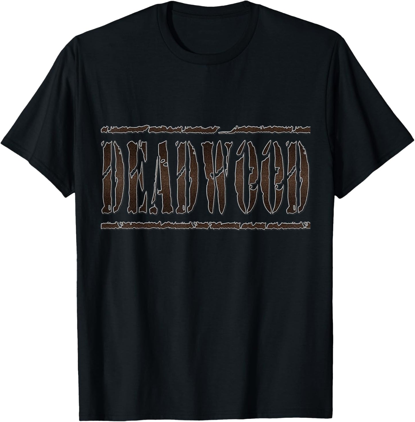 Deadwood Shirt Deadwood South Dakota Weathered Distressed T-Shirt - T-Shirt | Black