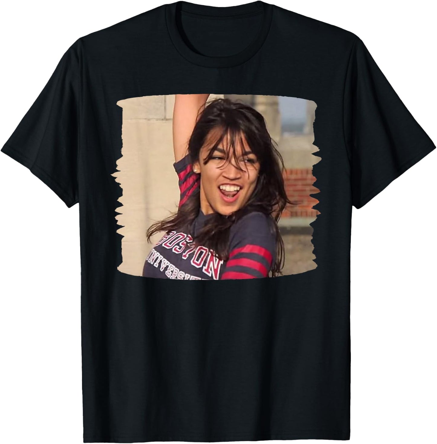 Alexandria Ocasio Cortez Funny Let Her Dance Liberal T-Shirt - T-Shirt | Black