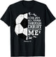 Christian Soccer Faith Graphic Bible Verse Philippians 4:13 T-Shirt - T-Shirt | Black