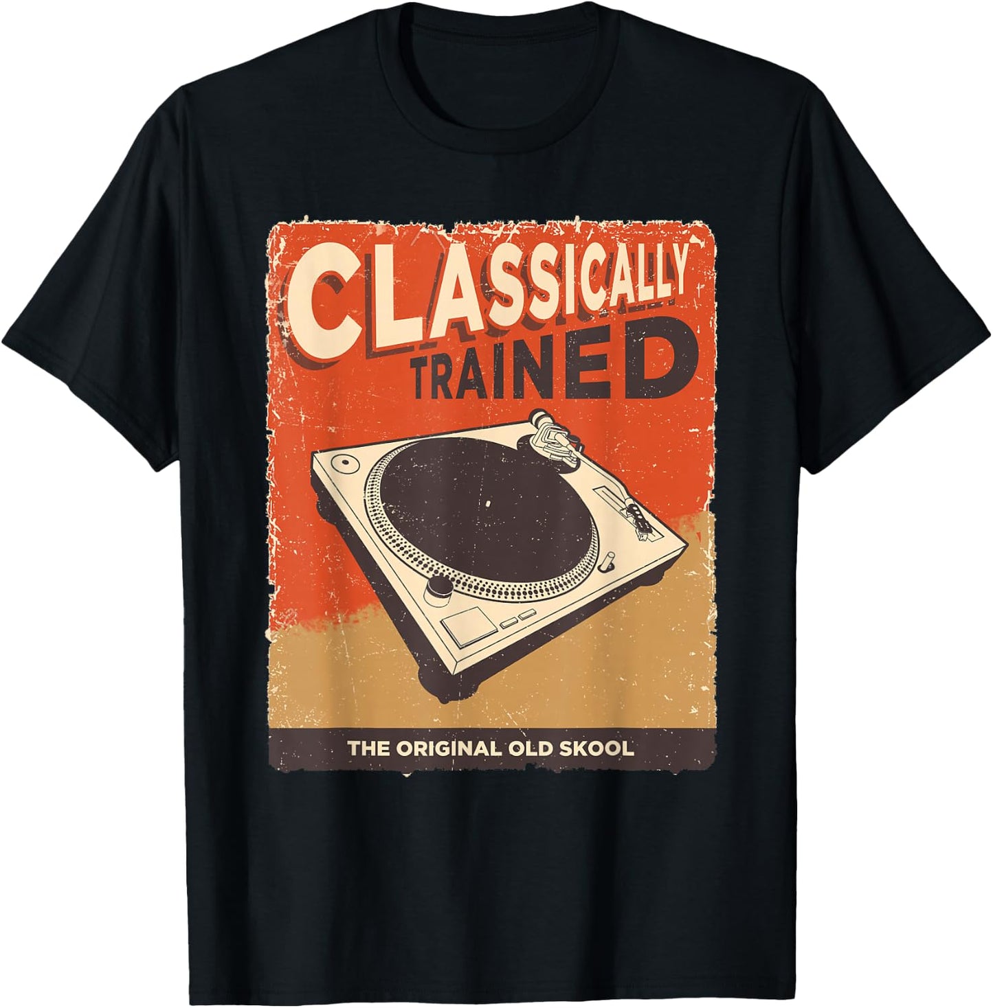 Classically Trained 1210 1200 - Turntable T-Shirt - T-Shirt | Black