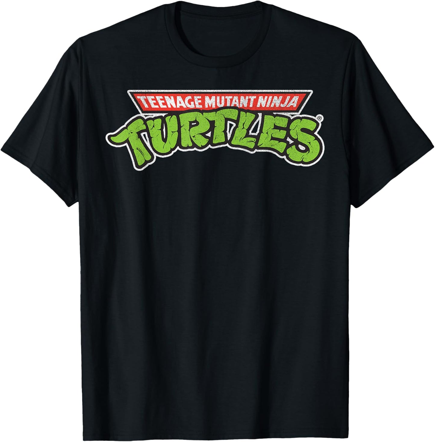 Teenage Mutant Ninja Turtles Retro Logo T-Shirt - T-Shirt | Black
