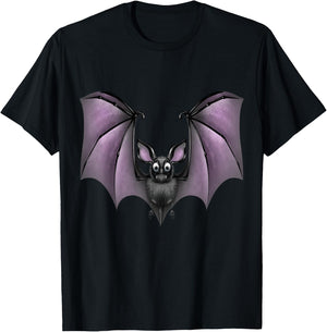 Funny Cute Bat T-Shirt - T-Shirt | Black
