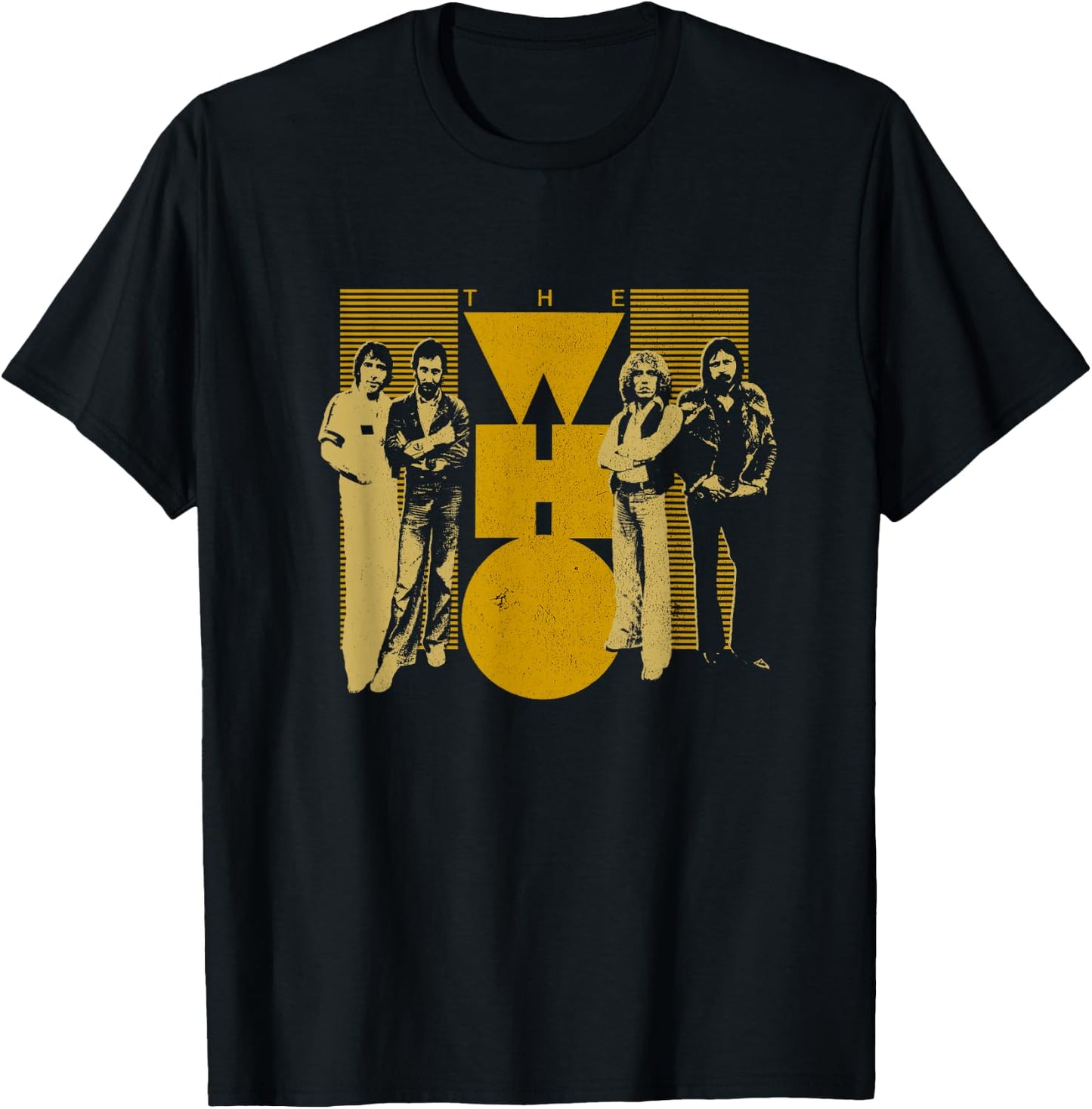 The Who Official Yellow 75 T-Shirt - T-Shirt | Black