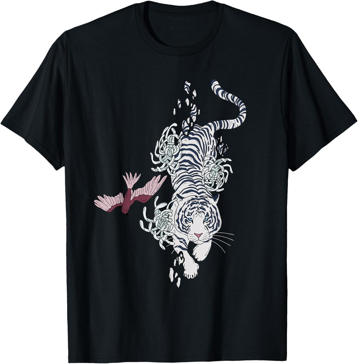 Unique Japanese spirit Tiger | My spirit Animal T-Shirt - T-Shirt | Black