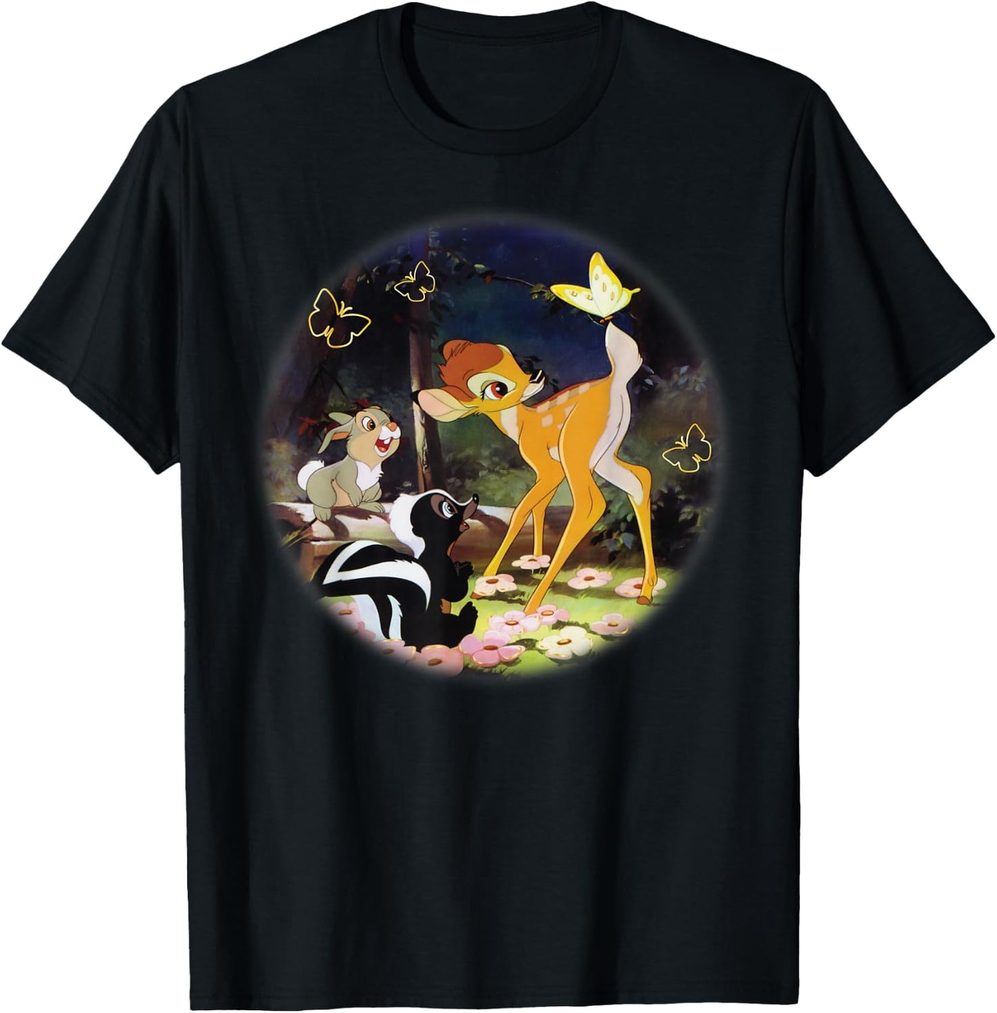 Disney - Bambi Circle T-Shirt - T-Shirt | Black
