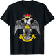 33rd Degree Mason T Shirt Masonic Scottish Rite Down T-Shirt - T-Shirt | Black