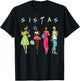 Black Sistas Queen Melanin African American Women Pride T-Shirt - T-Shirt | Black