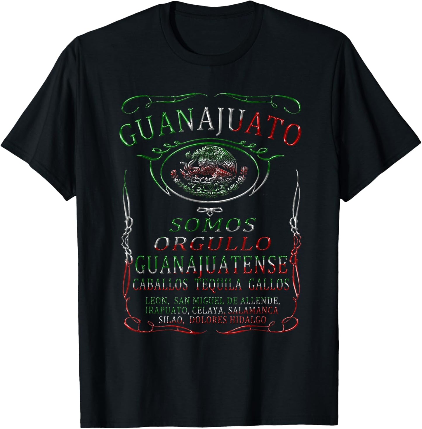 Guanajuato mexican t shirt T-Shirt - T-Shirt | Black