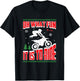 Ugly Christmas Dirt Bike Motocross Xmas T Shirt T-Shirt - T-Shirt | Black