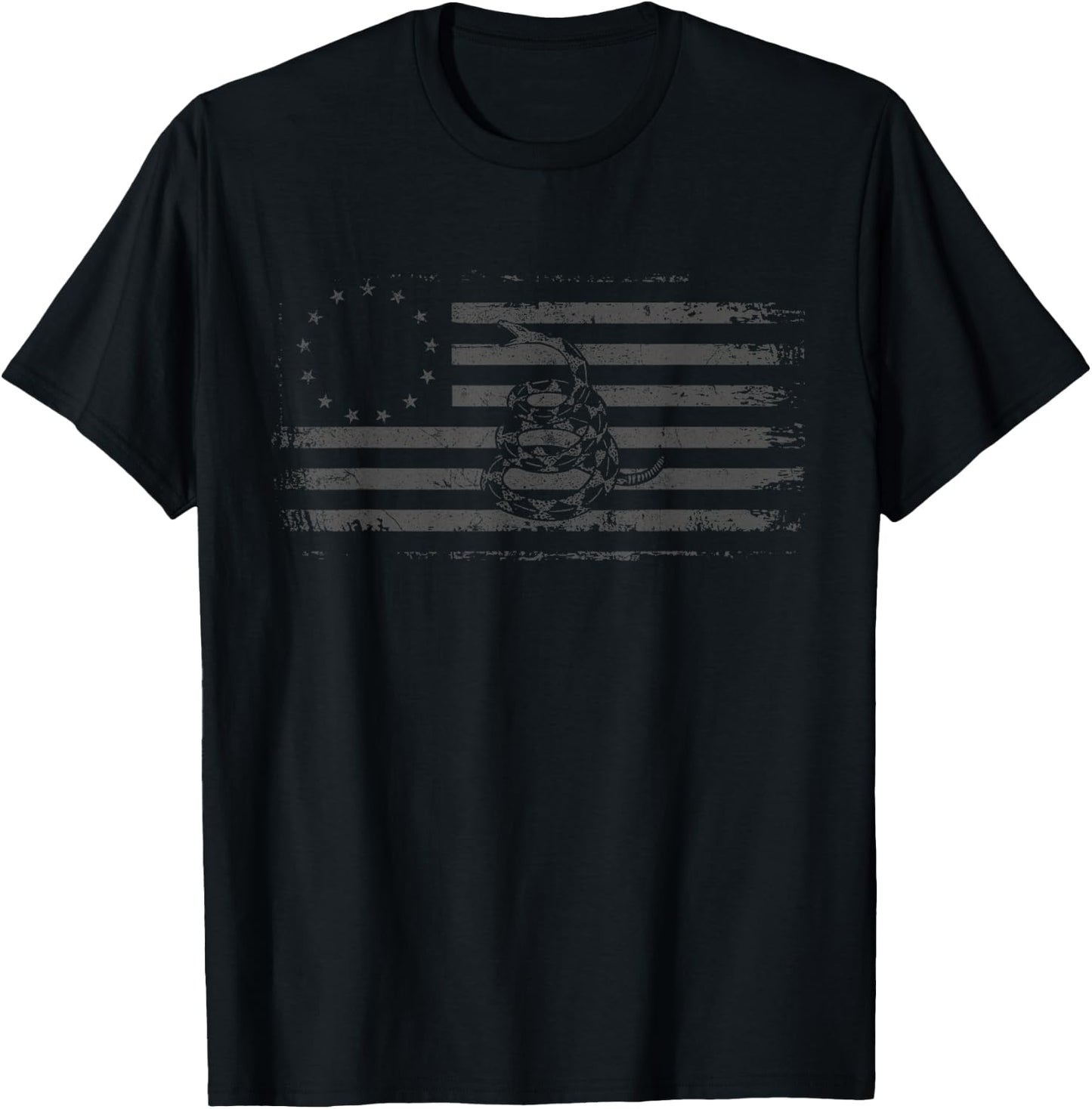 Gadsden Flag Tactical Black Betsy Ross,13 Colonies T-Shirt - T-Shirt | Black