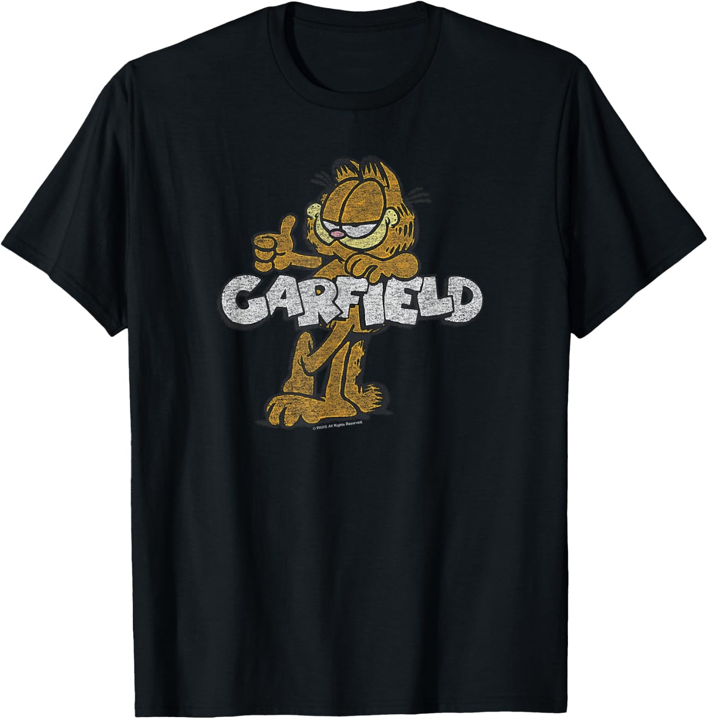 Garfield Retro GARF T-Shirt - T-Shirt | Black
