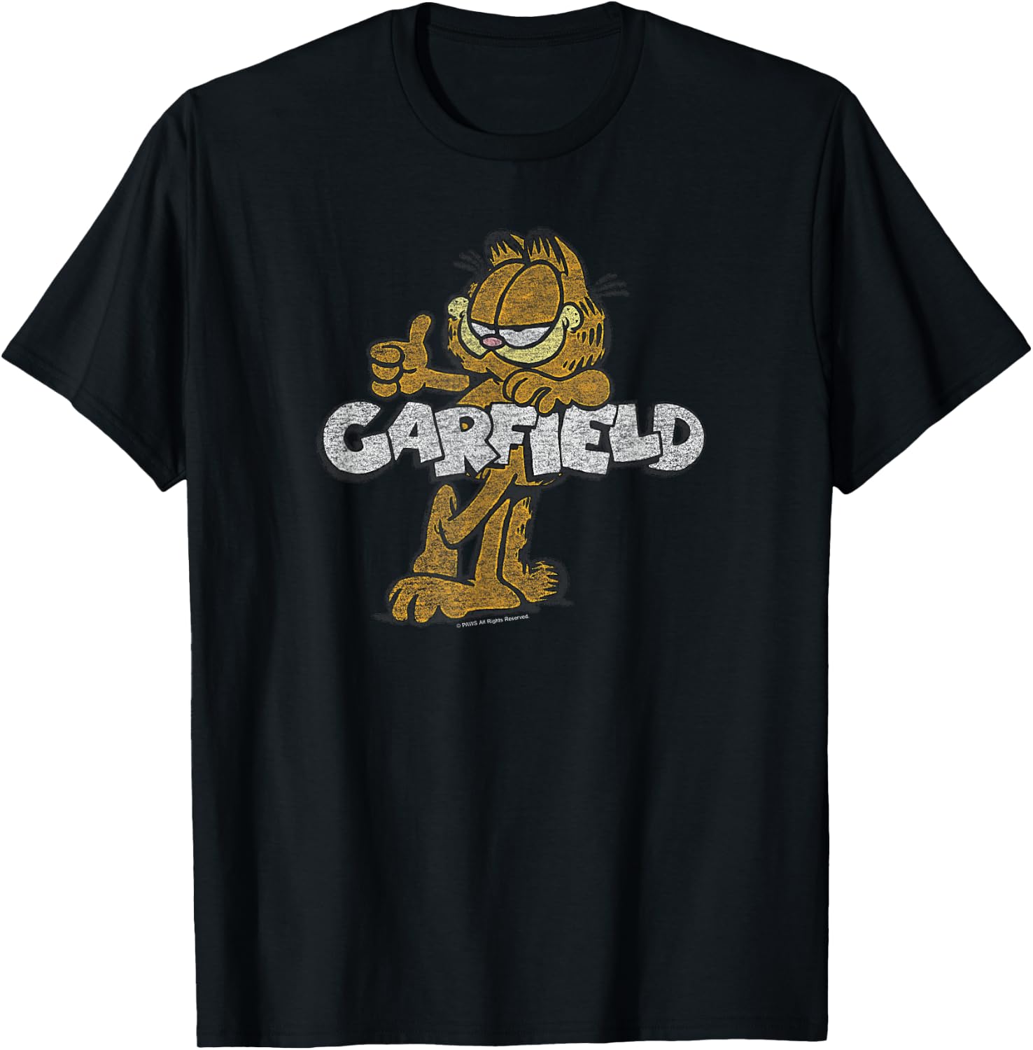 Garfield Retro GARF T-Shirt - T-Shirt | Black