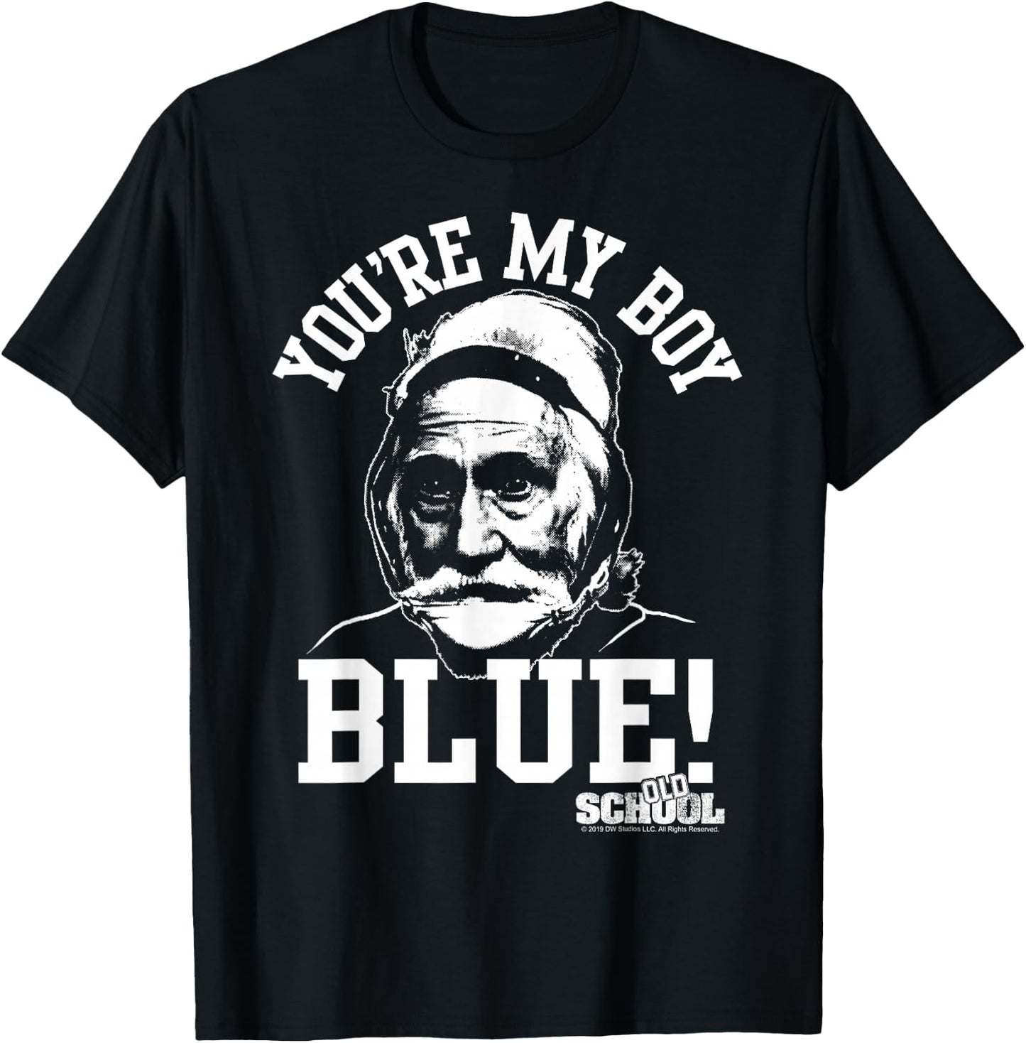 Old School You're My Boy Blue T-Shirt - T-Shirt | Black