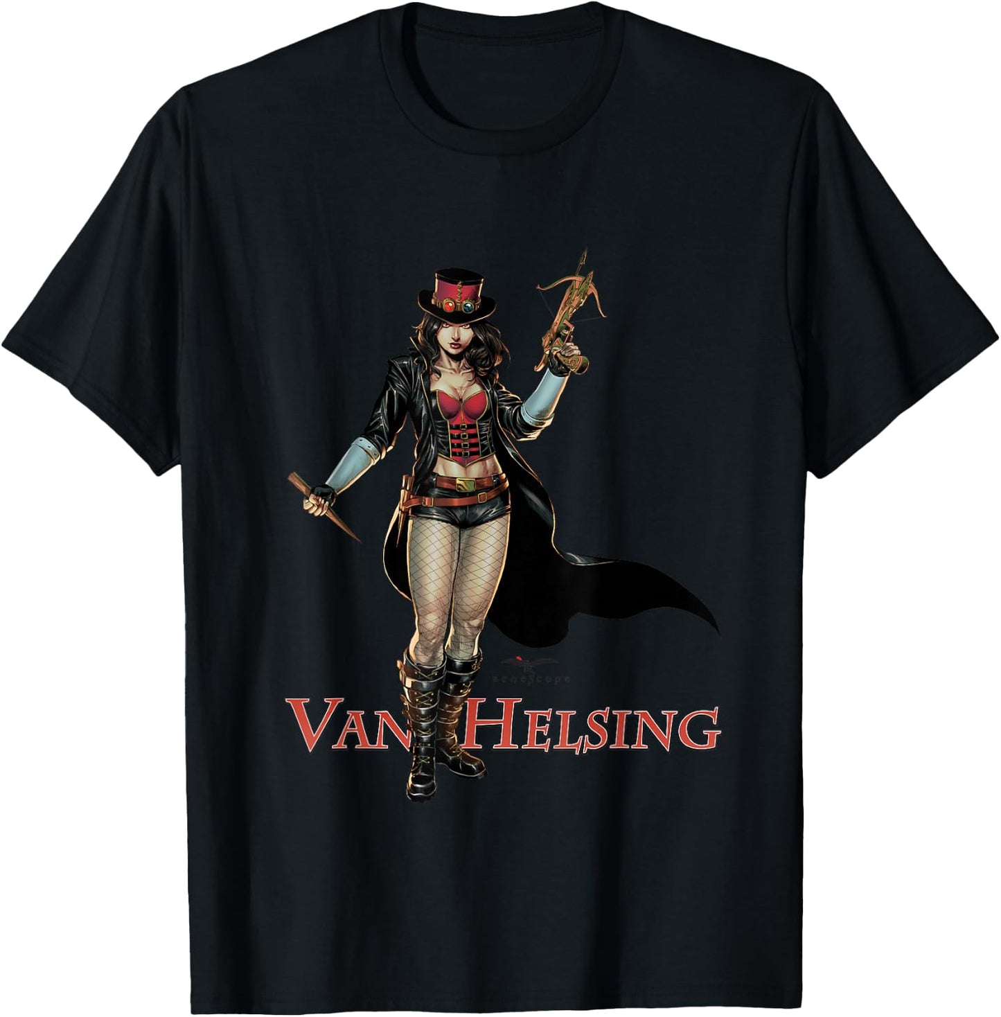 Van Helsing Short Sleeve T-Shirt - T-Shirt | Black