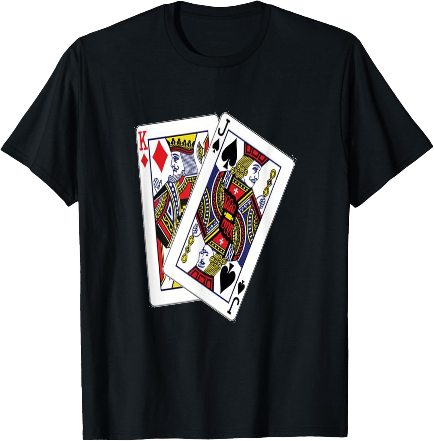 Texas Hold'em Poker King Jack Off T-Shirt - T-Shirt | Black