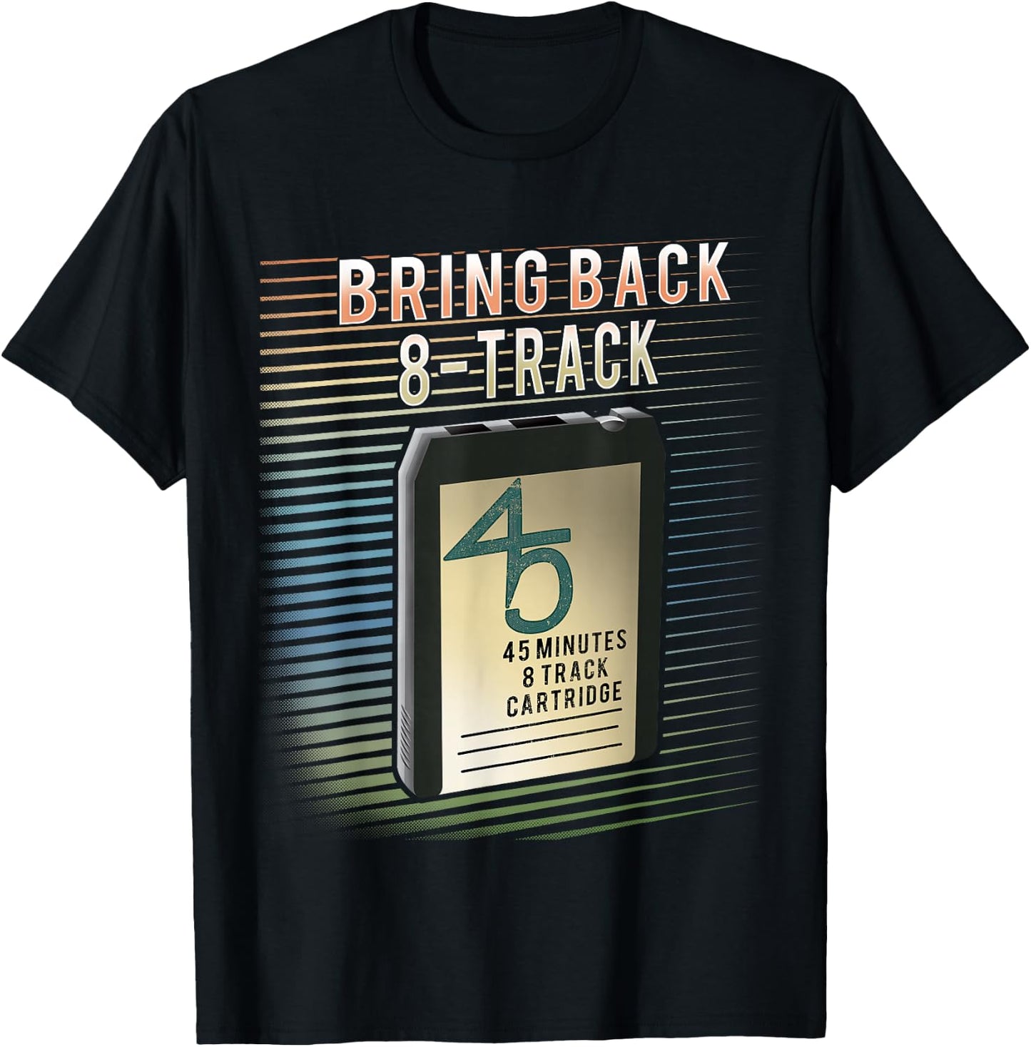 Bring Back 8 Track tape T-Shirt - T-Shirt | Black