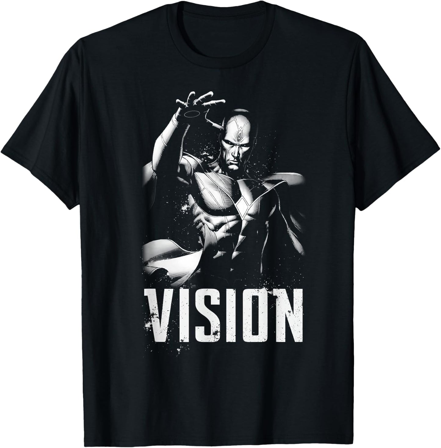 Marvel Vision The Avengers Supernatural Alien Friend T-Shirt - T-Shirt | Black