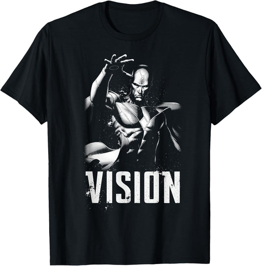 Marvel Vision The Avengers Supernatural Alien Friend T-Shirt - T-Shirt | Black