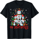 Funny Christmas Dentist Tree Dental Oh Dentistree Tooth Tree T-Shirt - T-Shirt | Black
