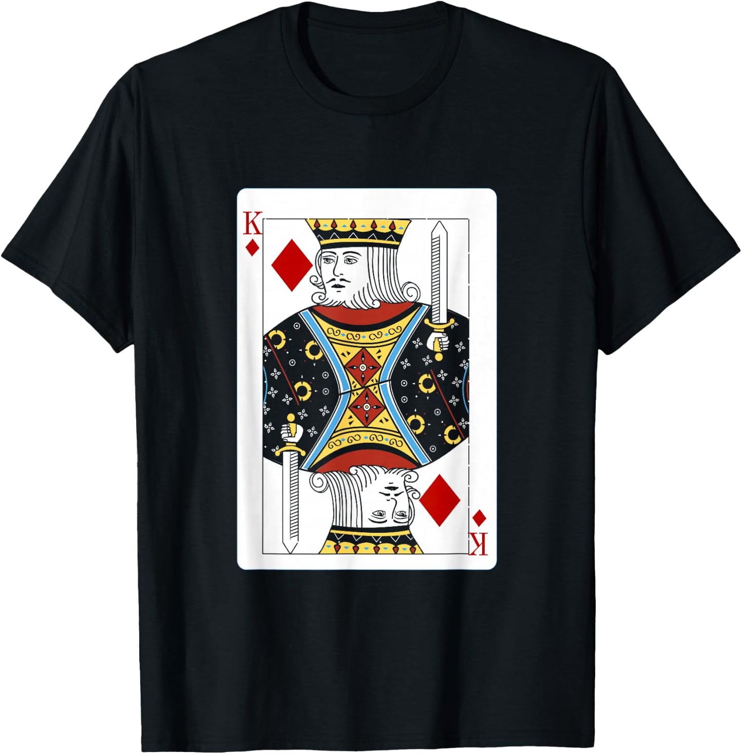 King Of Diamonds Costume T-Shirt - T-Shirt | Black