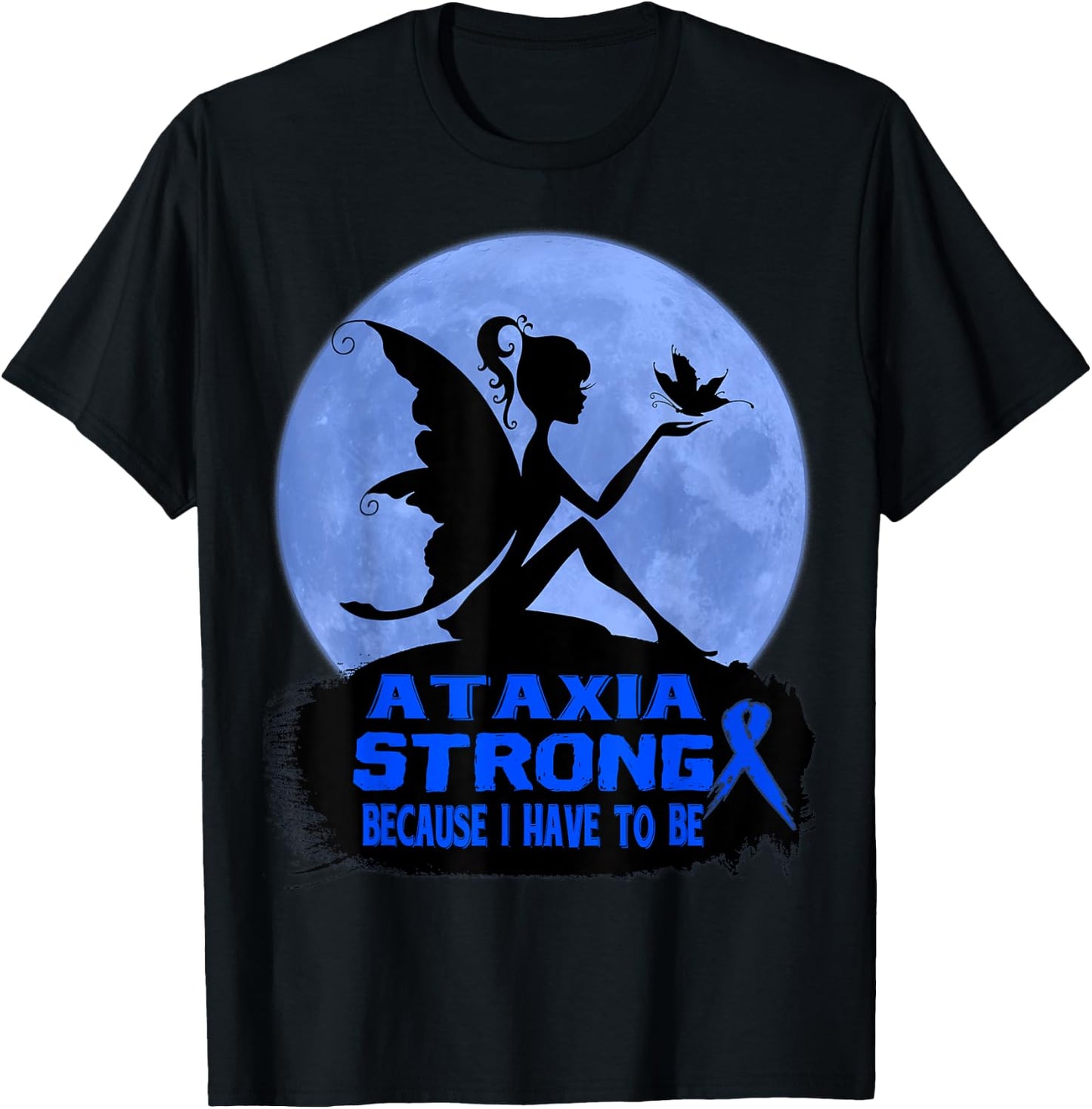Ataxia Awareness T-Shirt - T-Shirt | Black