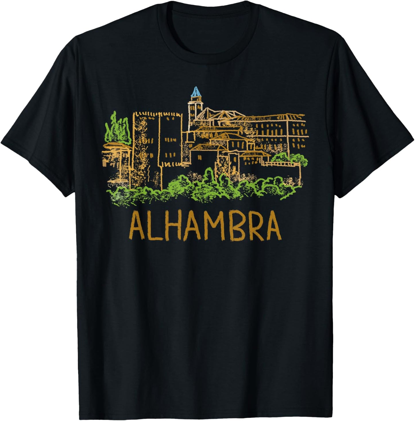 Alhambra Shirt T Shirt T-Shirt - T-Shirt | Black