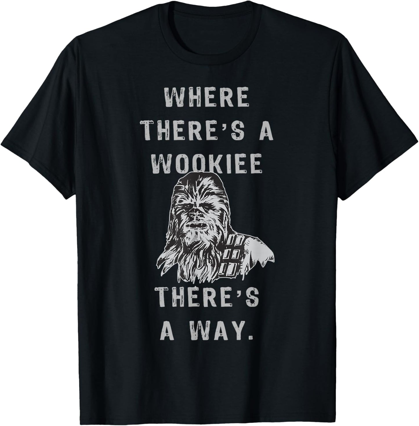 Star Wars Chewbacca The Wookiee Way Graphic T-Shirt - T-Shirt | Black