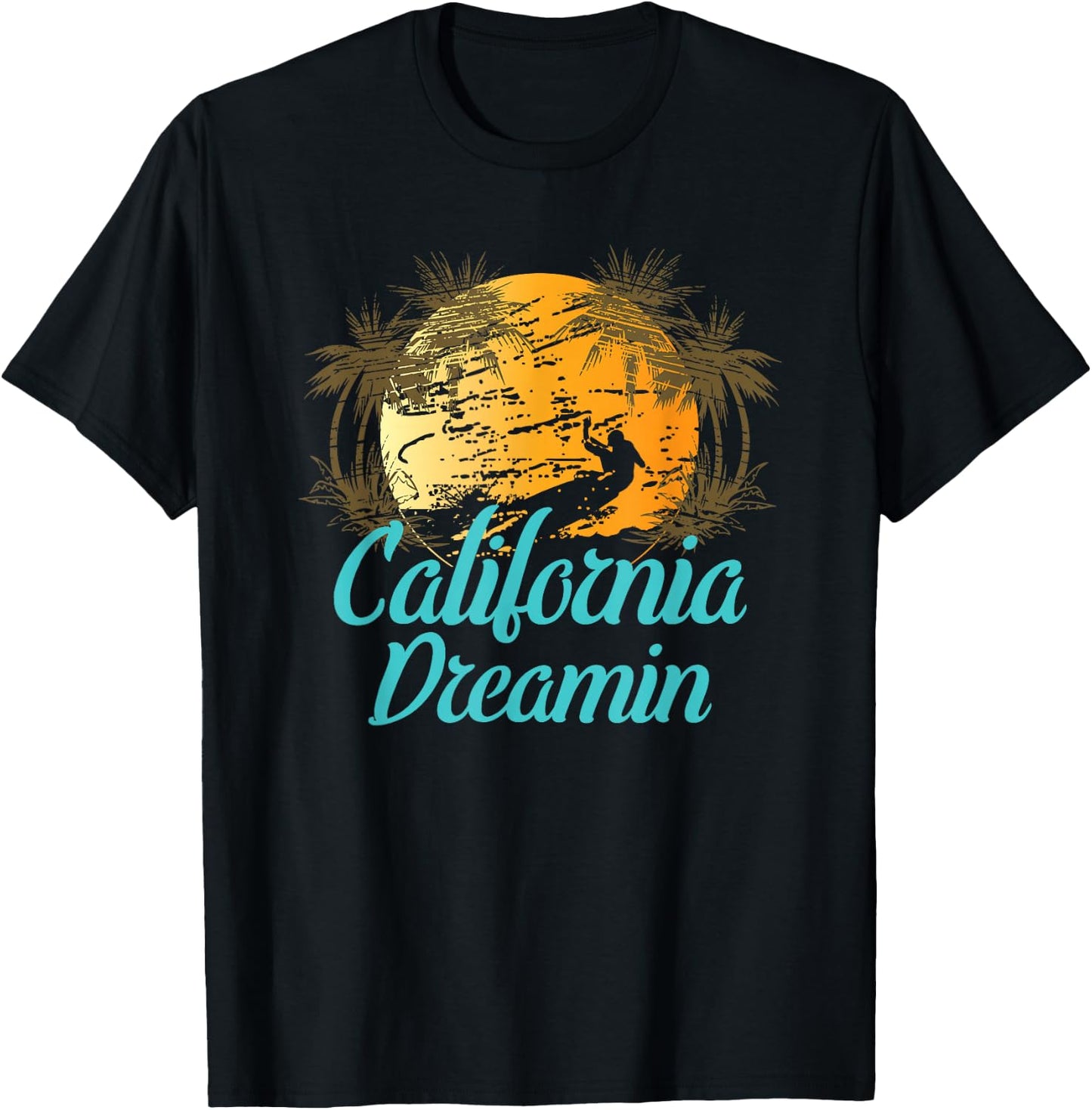 Kids California Dreamin 10 Lemon T-Shirt - T-Shirt | Black