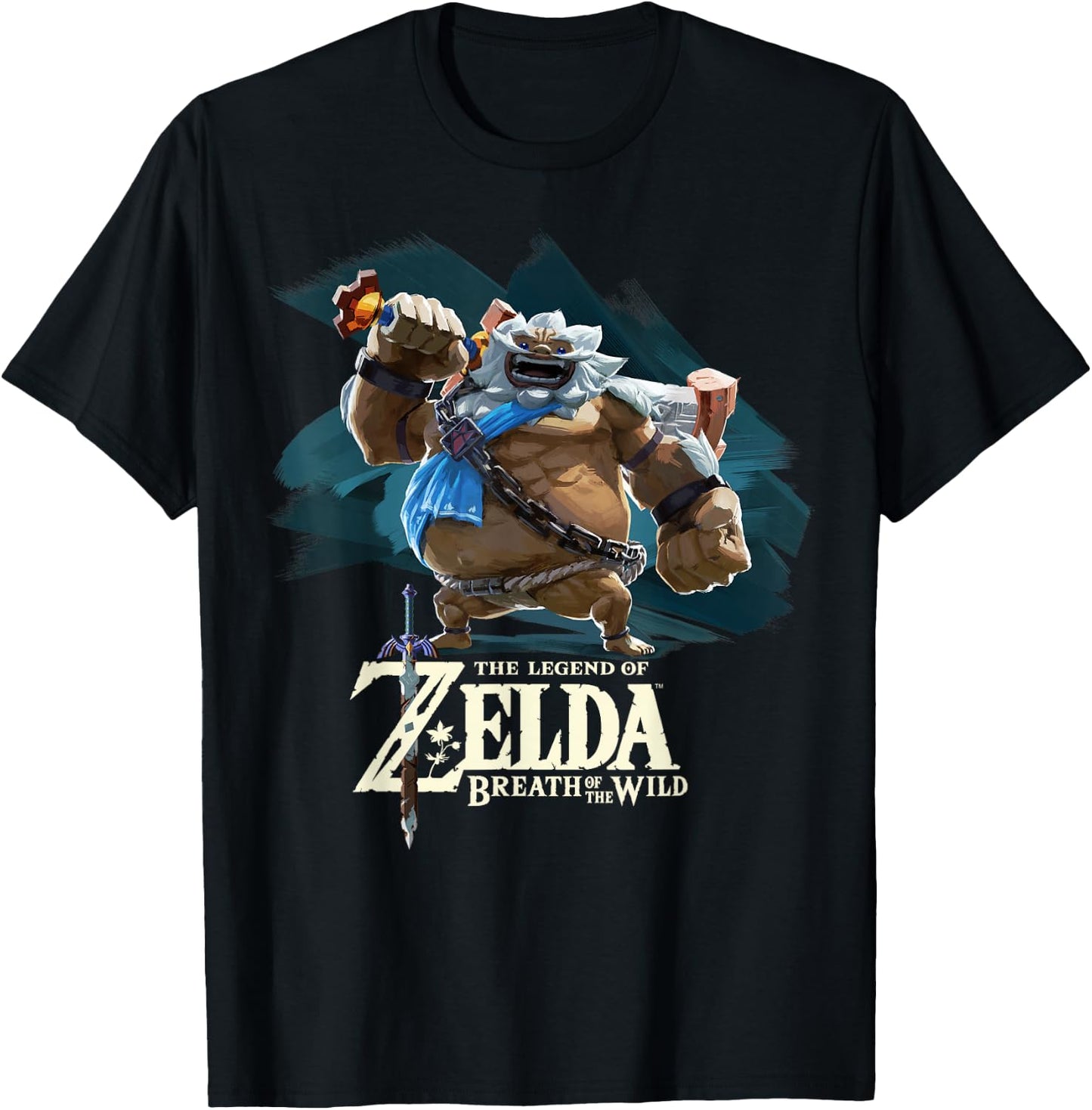 Nintendo Zelda Breath of the Wild Goron Graphic T-Shirt - T-Shirt | Black