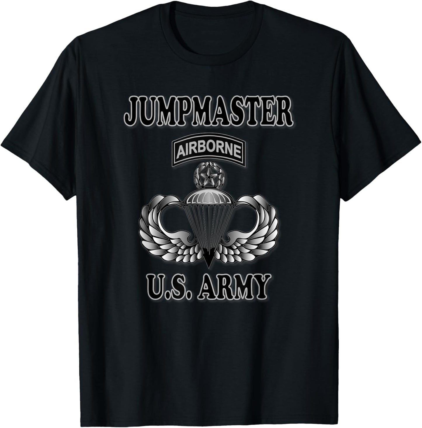 U.S. Army Jumpmaster (Front Design) T-Shirt - T-Shirt | Black