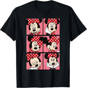 Disney - Minnie Mouse Expressions T-Shirt - T-Shirt | Black