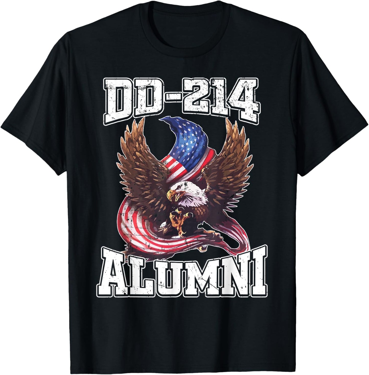 DD 214 DD-214 Alumni Shirt Military Veteran T-Shirt - T-Shirt | Black
