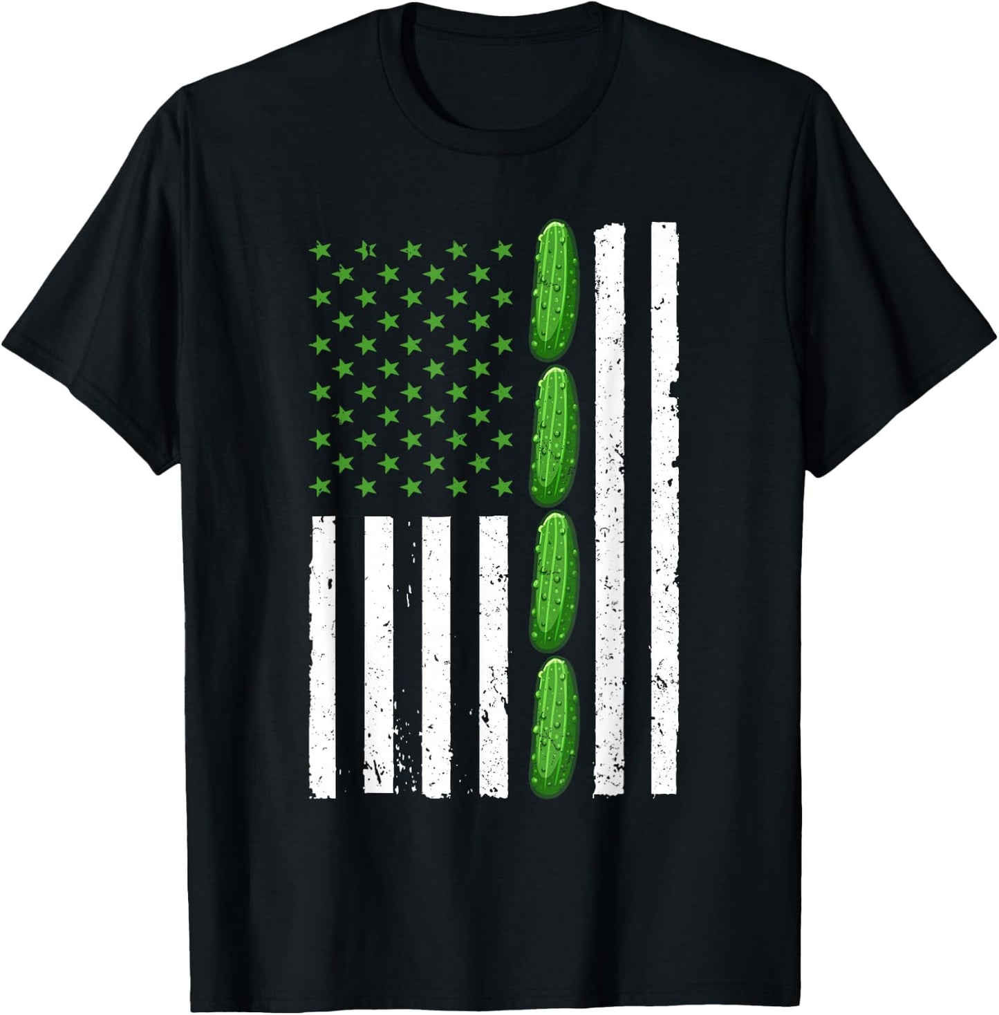 Funny Pickle Art Women Kids Pickle Lover Pickle T-Shirt - T-Shirt | Black