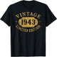 83rd Birthday Women 83 Year Old Men Funny 1943 83 Year Old T-Shirt - T-Shirt | Black