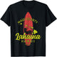 Maui County Lahaina Hawaii Surf Surfing Surfer Hawaiian T-Shirt - T-Shirt | Black