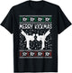 Merry Kickmas Ugly Christmas Karate Jiu Jitsu Martial Gift T-Shirt - T-Shirt | Black
