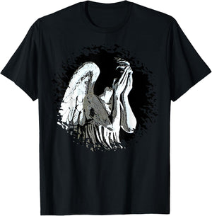 Alert - Weeping Angel - Don't Blink 1 - Sci Fi Fan T-Shirt - T-Shirt | Black