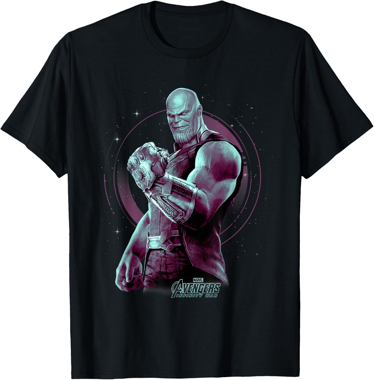 Marvel Infinity War Thanos Gauntlet Flex Graphic T-Shirt - T-Shirt | Black