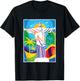 Rio De Janeiro - Colourful Jesus Brazil Travel Souvenir Gift T-Shirt - T-Shirt | Black