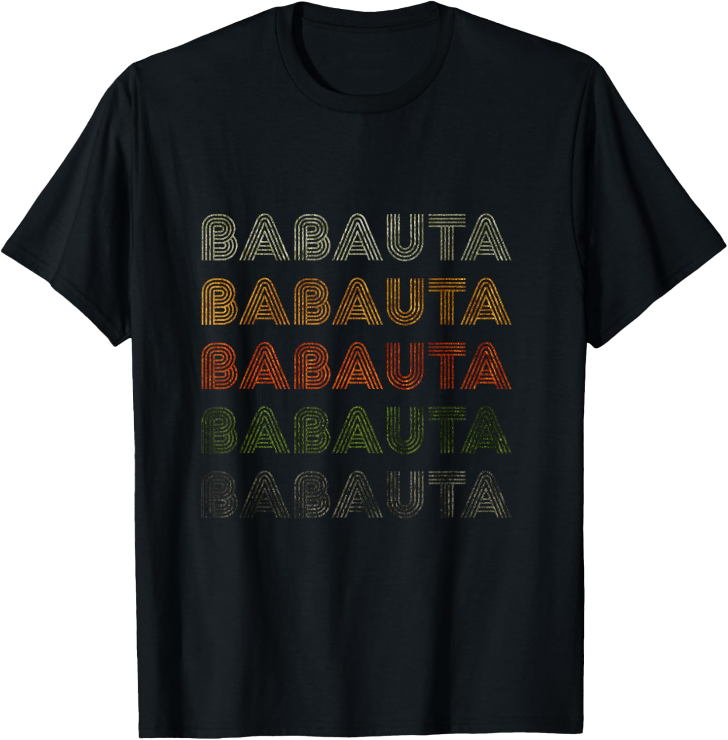 Love Heart Babauta Grunge Vintage Style Black Babauta T-Shirt - T-Shirt | Black