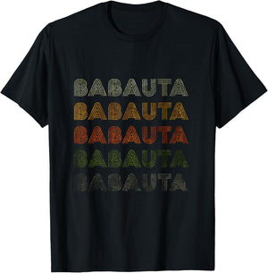 Love Heart Babauta Grunge Vintage Style Black Babauta T-Shirt - T-Shirt | Black