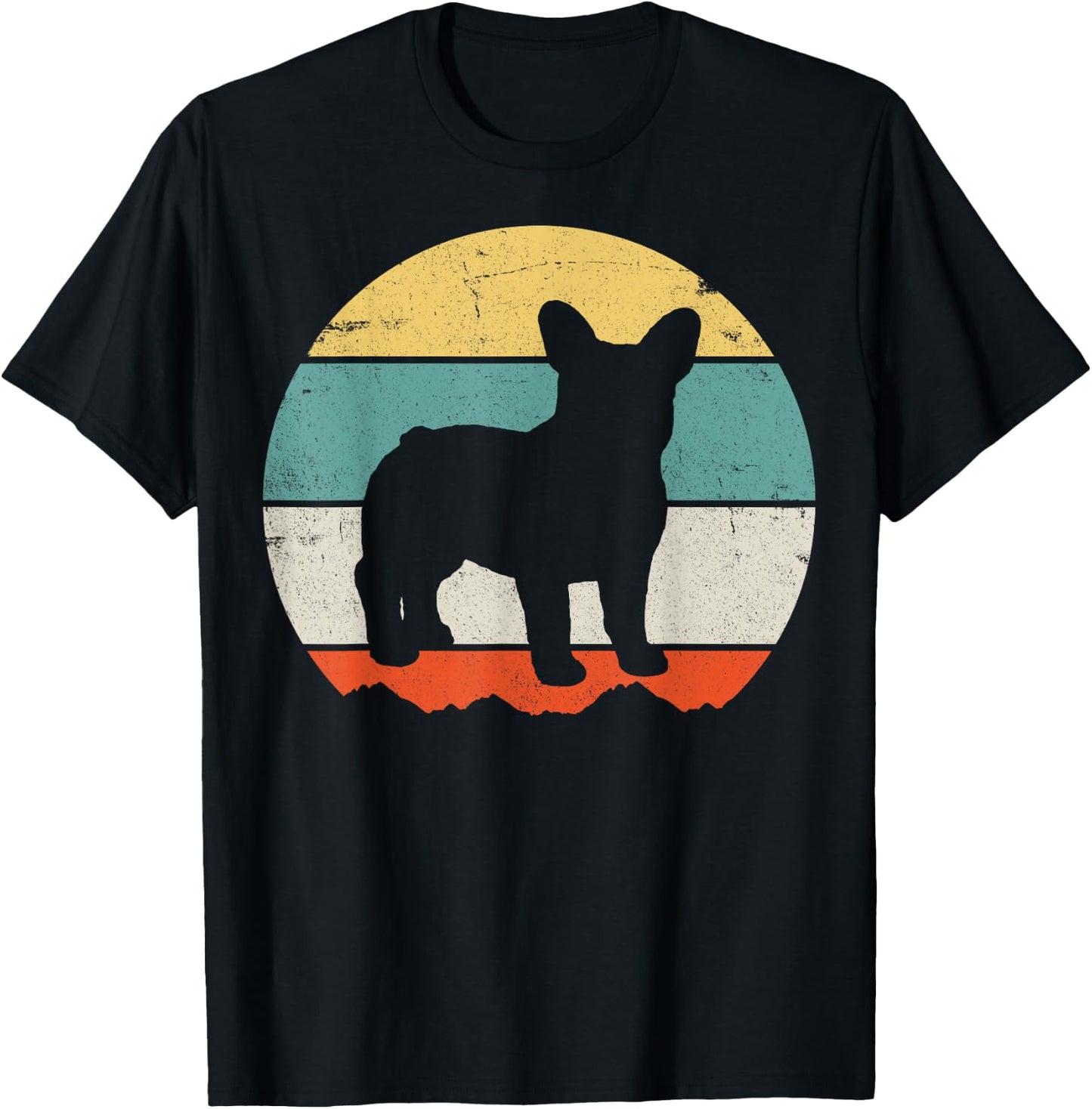 French Bulldog Women Girls Kids T-Shirt - T-Shirt | Black
