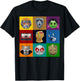 Marvel Guardians of The Galaxy Emoticon Graphic Small T-Shirt - T-Shirt | Black