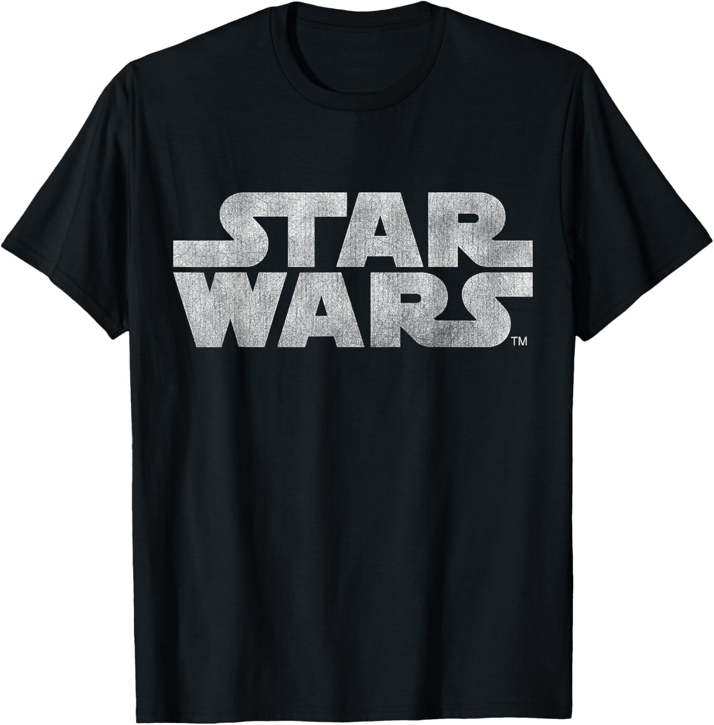 Star Wars Simple Vintage Logo Graphic T-Shirt - T-Shirt | Black