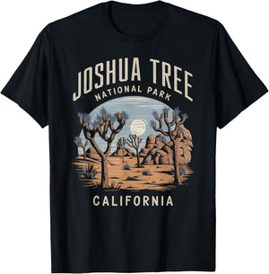 Discover the Beauty of Joshua Tree National Park California T-Shirt - T-Shirt | Black