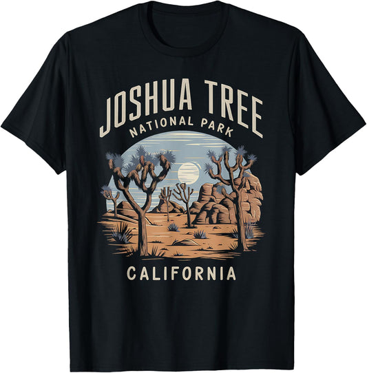 Discover the Beauty of Joshua Tree National Park California T-Shirt - T-Shirt | Black