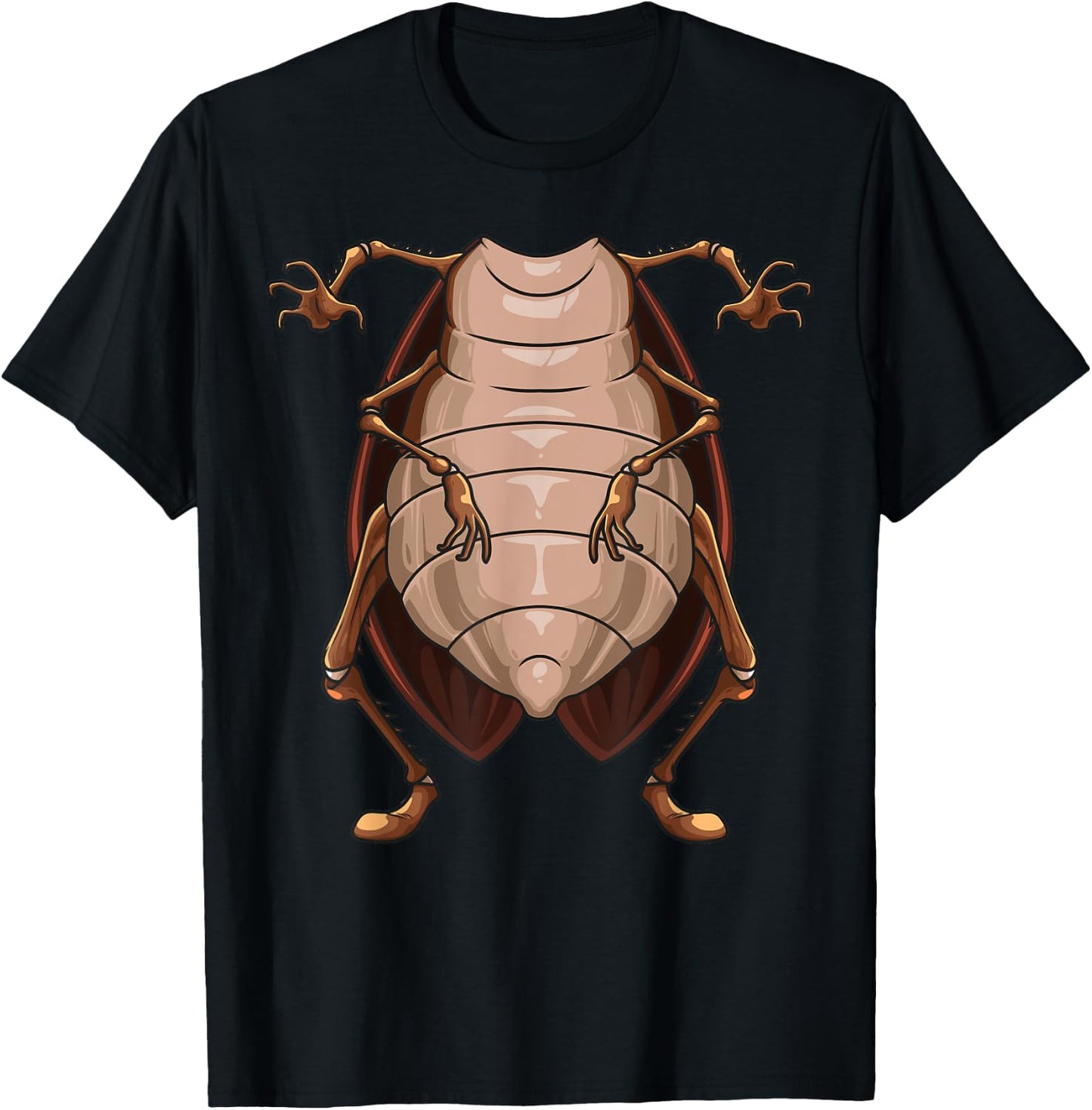 Cool Headless Cockroach | Funny Lazy Halloween Costume Gift T-Shirt - T-Shirt | Black