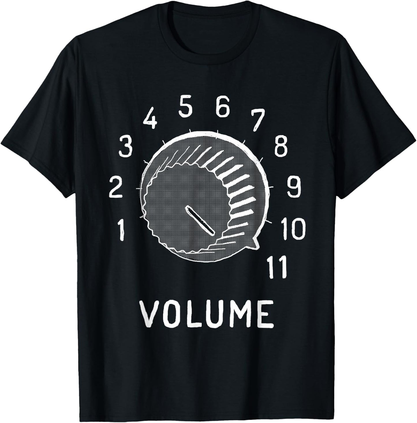 Volume To 11 Knob - Funny Audio Engineer T-Shirt - T-Shirt | Black