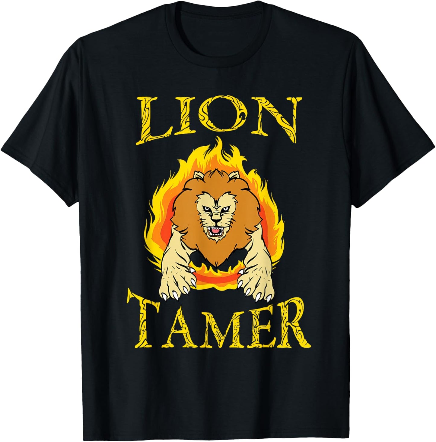Lion Tamer Costume Circus Costume Animal Play Costume T-Shirt - T-Shirt | Black