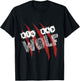 The Big Bad Wolf Shirt Halloween scary T-Shirt - T-Shirt | Black